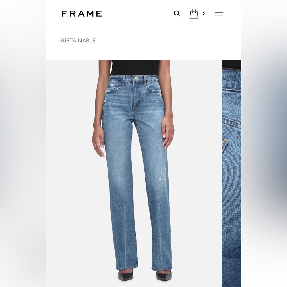 FRAME le Jane jeans - NWT straight relaxed fit